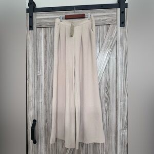 Eesome Cream Wide-Leg Women's Pants NWT